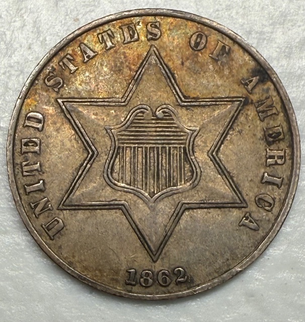 1862-3-Cent-Piece-For-Grading