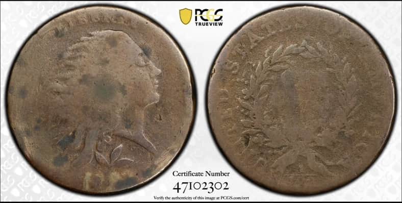 1793-Large-Cent-Value-#4
