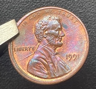 Lincoln-Cent-1991-Cutting-Strip-What-Could-It-Be?