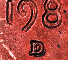 1982-D-Lincoln-Penny-D/D?-Letters-DDO-Or-Good-MD?