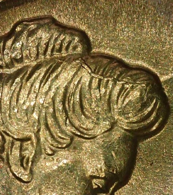 2019-P-Lowell-Quarter-Die-Crack-In-Hair-Together-With-Tower-Die-Chips;-And-Planchet-Error?