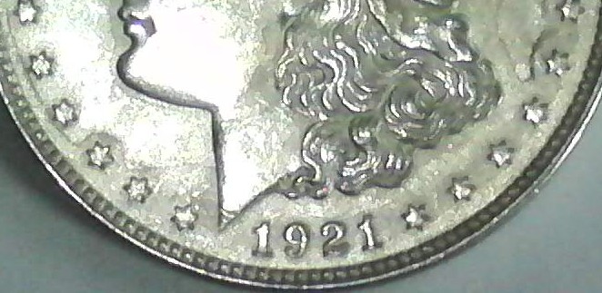 1921-P-$1-Morgan-Is-This-A-Planchet-Error-Or-What?