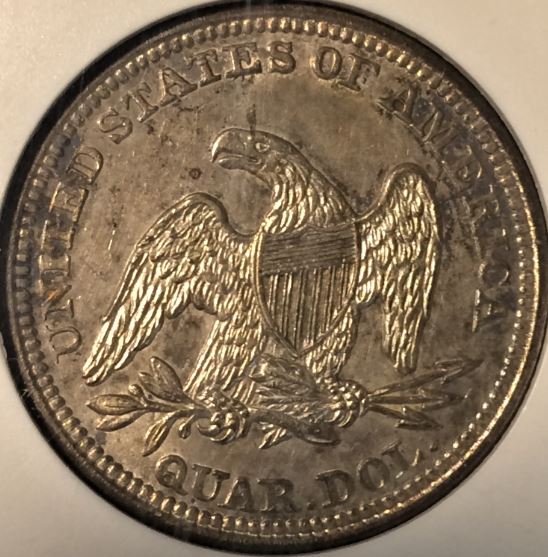 1852-Seated-Liberty-25c---Hidden-TPG-Grade-Guess