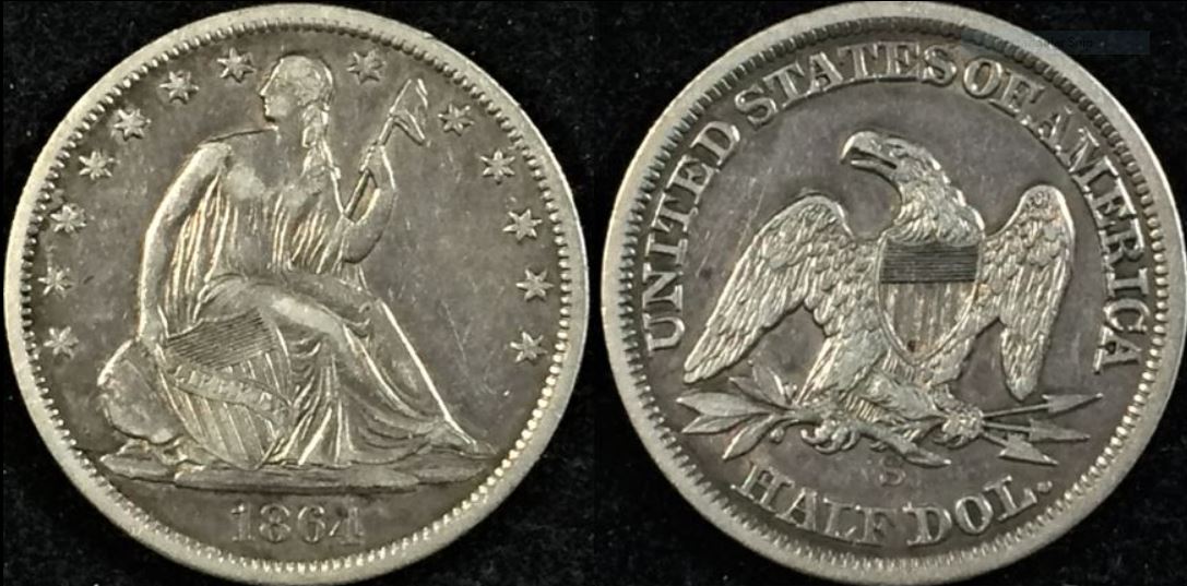 1864-S-Seated-Liberty-Half---Variety-Ck