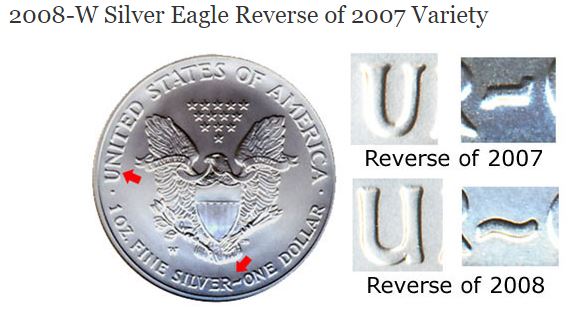 2008-W-Silver-Eagle-$1-Reverse-Of-2007?-Greysheet-Pricing-Clarification-Needed