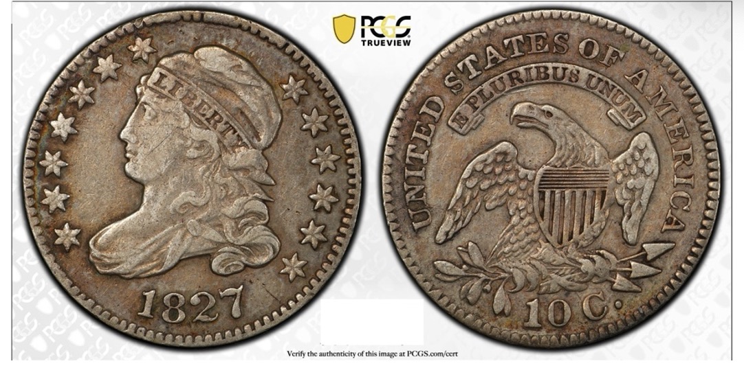 Need-Opinions-On-Grade-V.-PCGS-Slab-1827-Capped-Bust-10c