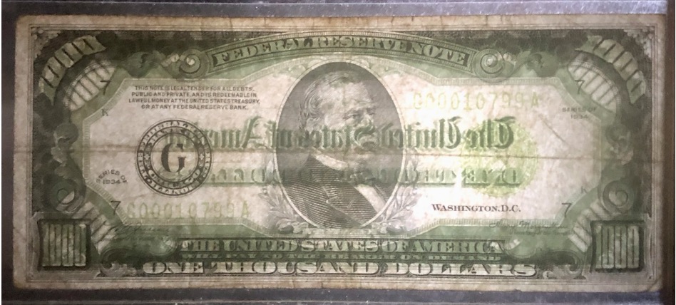 1934-$1000-Federal-Reserve-Note---Grade