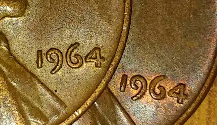 1964-Penny-Dates-Have-Differences..error-Or-?
