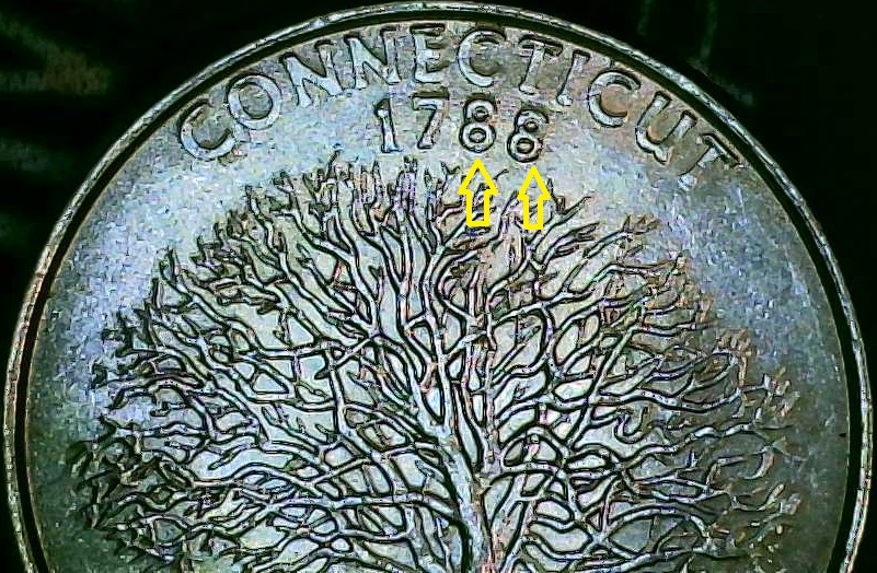 1999-P-Connecticut-Quarter---Machine-Doulbling?