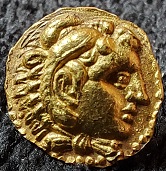 Kings-Of-Macedon,-Gold-Quarter-Stater