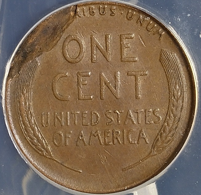 1945-D-ANACS-Major-Reverse-Lamination-EF40-Lincoln-Wheat-Cent