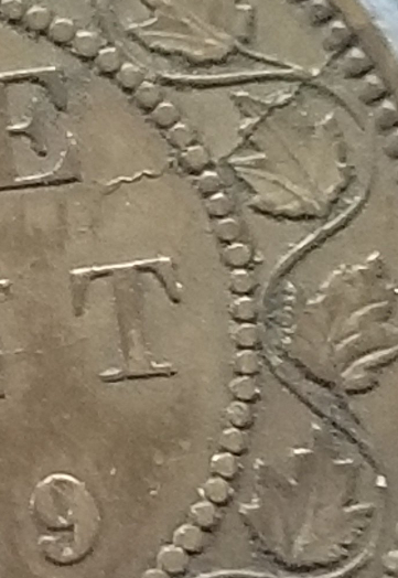Die-Crack-On-Obverse-And-Reverse-Of-1859-Victoria-Cent