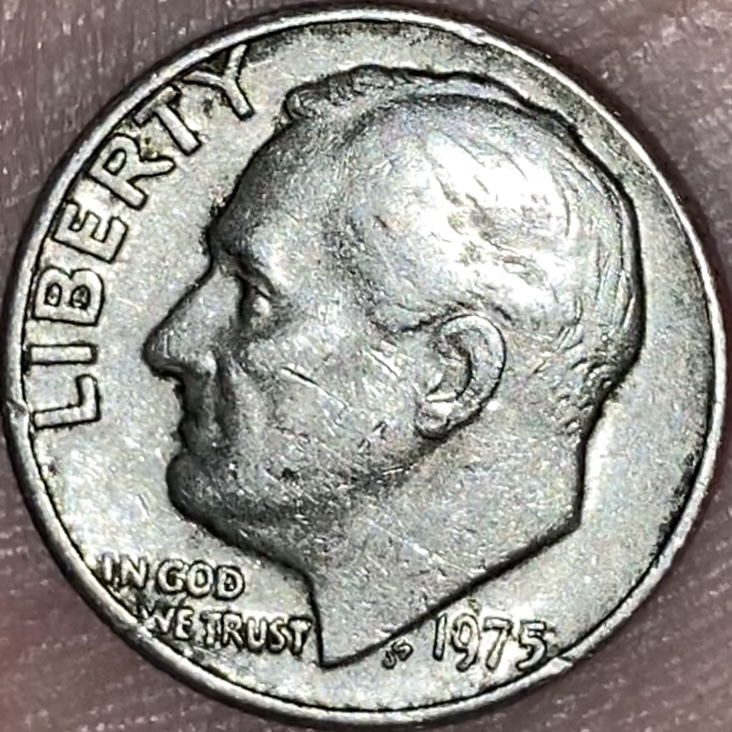 1975-No-Mint-Mark-Dime