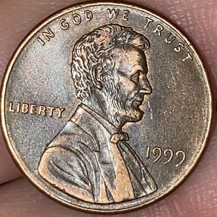 1999-Penny-With-Error-On-Rim