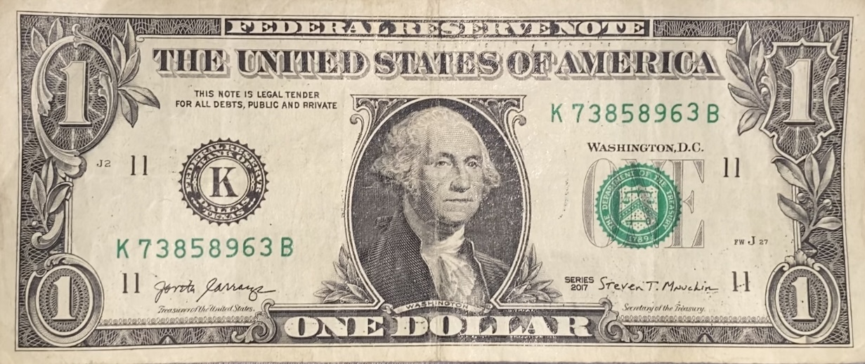 2017-Series-$1-US-Bill