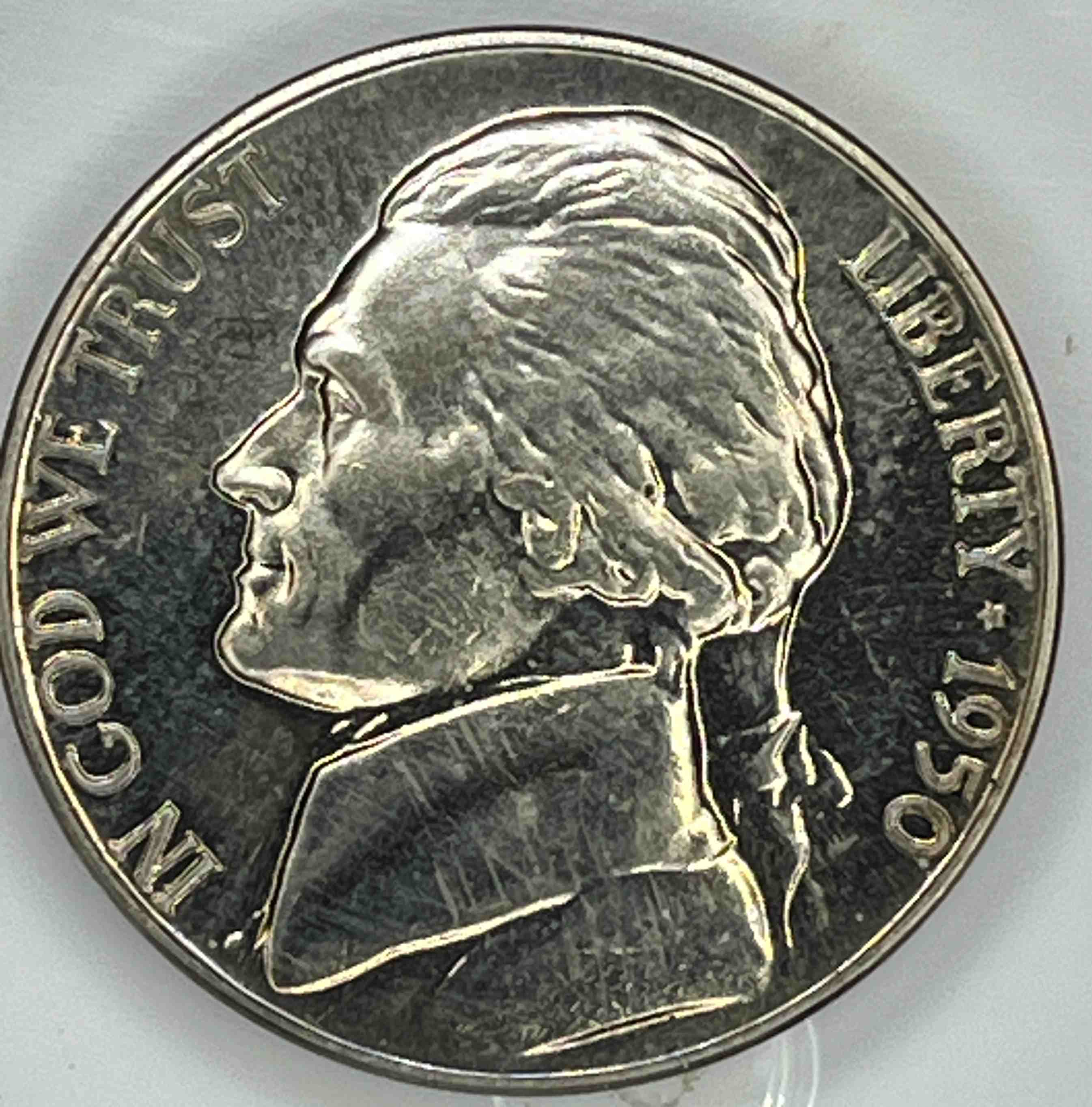 1950-Jefferson-Nickel-Proof-For-Grading