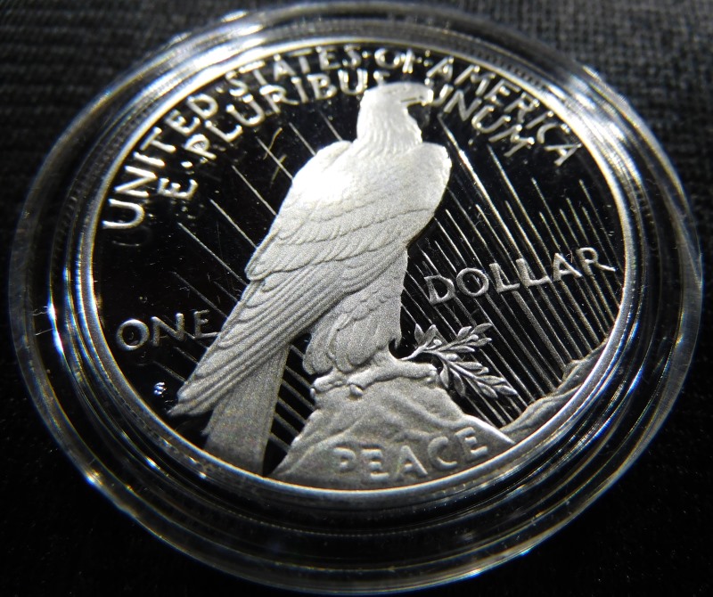 Morgan-And-Peace-2023-Silver-Proofs-Just-Arrived,-Open-Capsule?