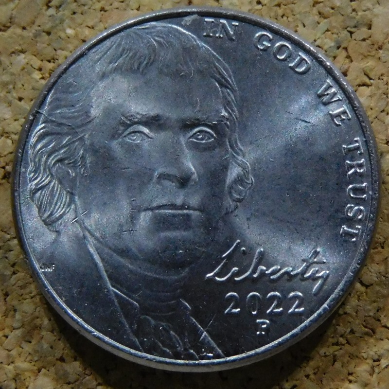2022-P-Jefferson-Nickel-Die-Crack-On-Obv