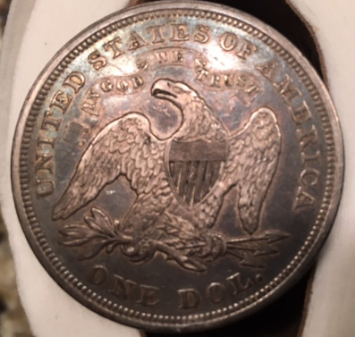 New-Pickup:-1872-Seated-Dollar-For-Grading