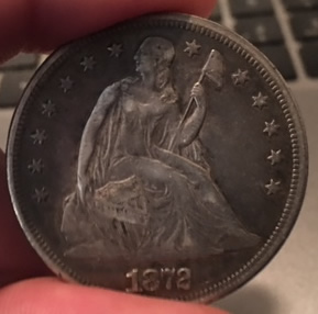 New-Pickup:-1872-Seated-Dollar-For-Grading