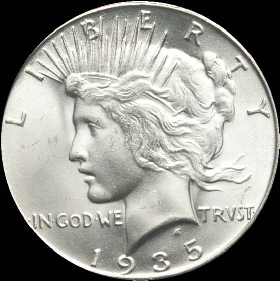 1935-Peace-Dollar-For-Grading