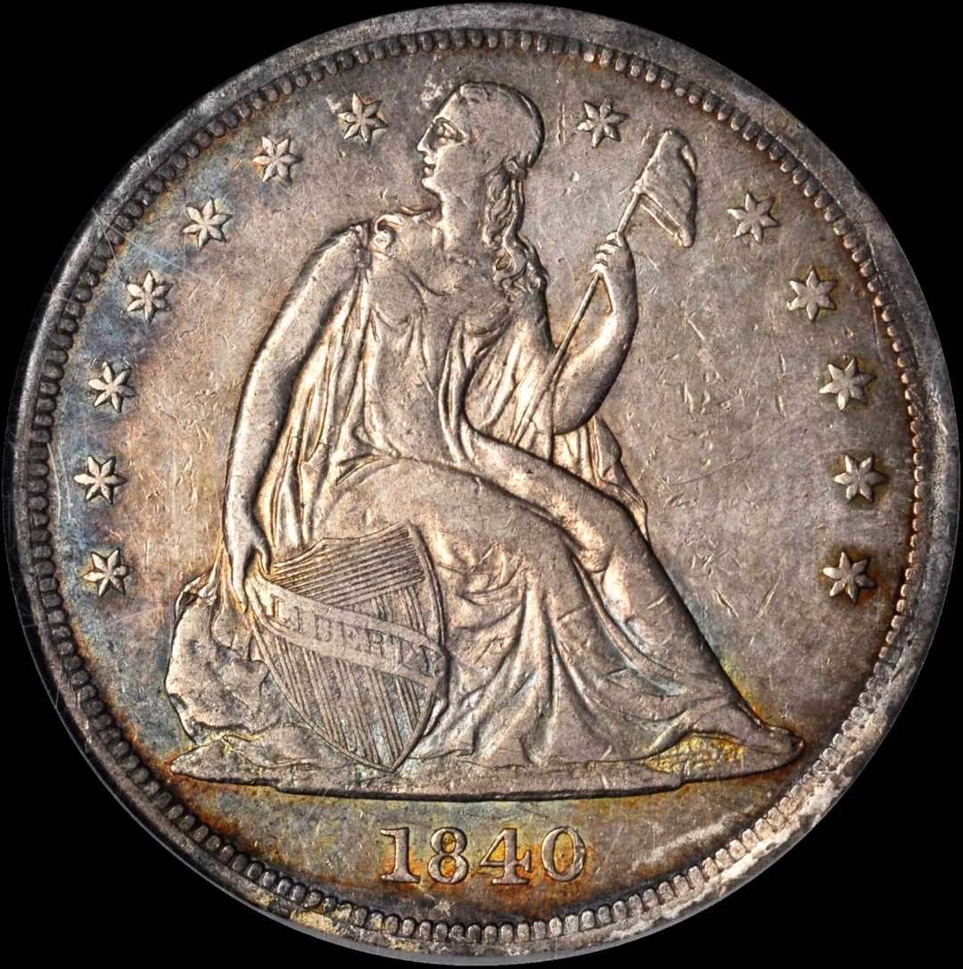 1840-Seated-Dollar-For-Grading
