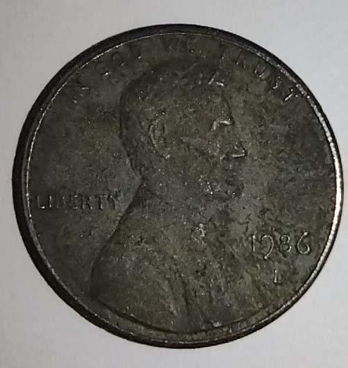 1986-D-Lincoln-Penny---Plating-Er?-PMD?-Both?