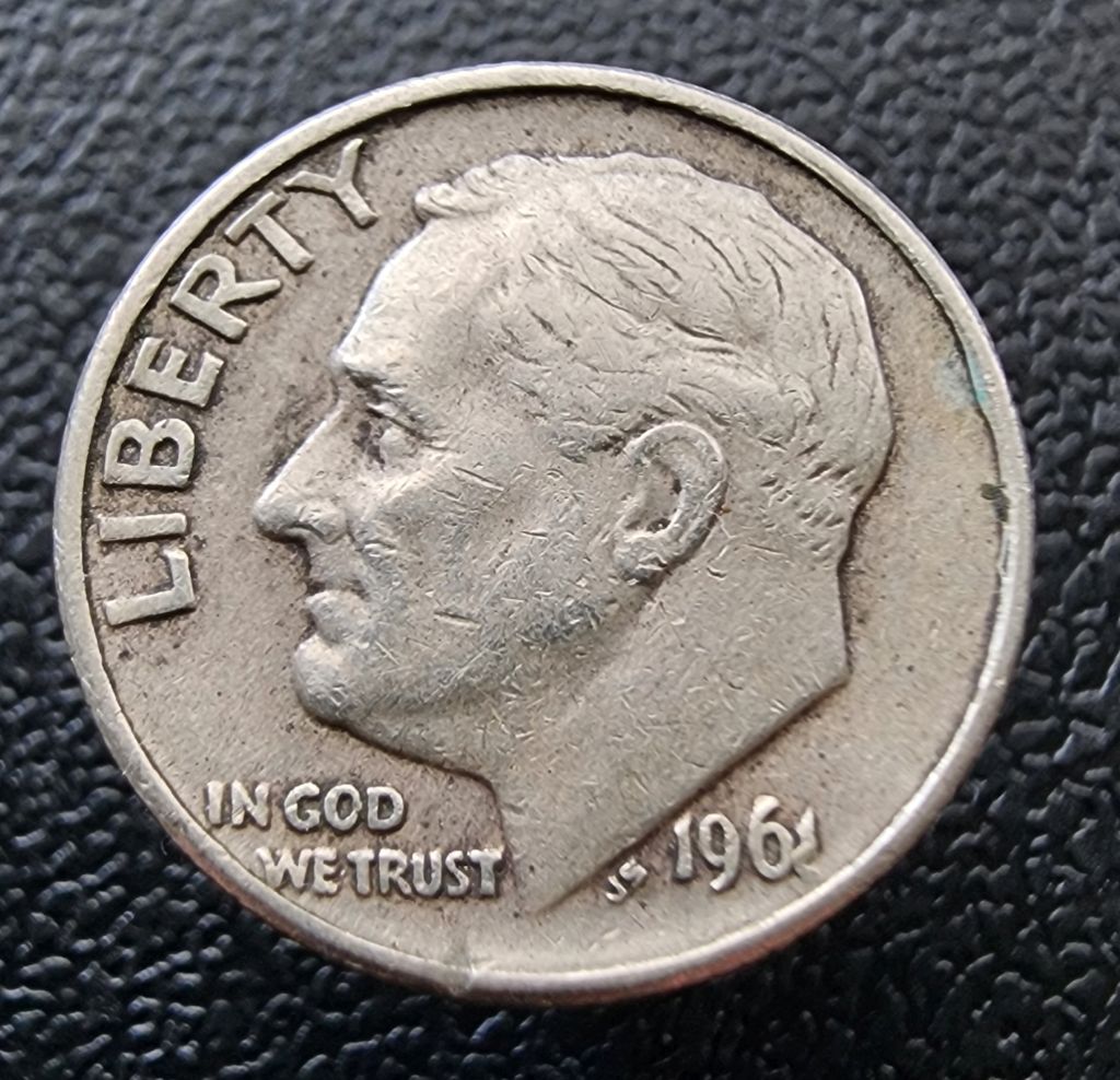 1961-D-Roosevelt-Dime---Error-Or-Damage?