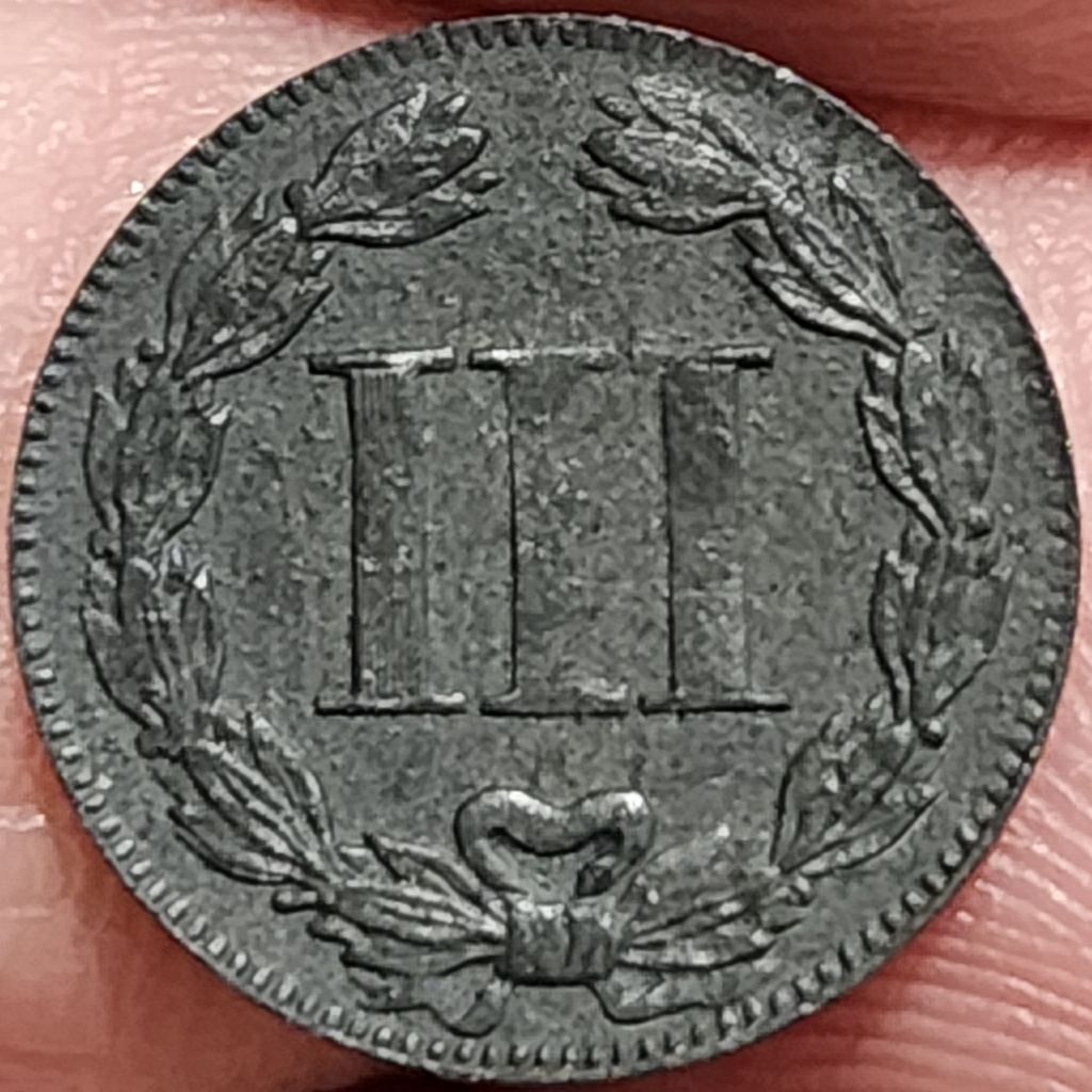 Lauer-Nurnberg-Game-Token-Mimicking-US-3-Cent-Nickel