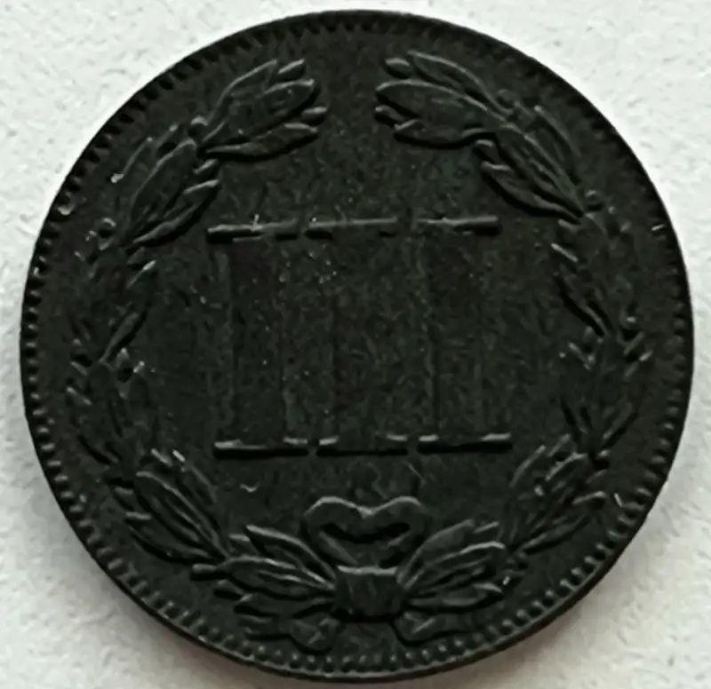 Lauer-Nurnberg-Game-Token-Mimicking-US-3-Cent-Nickel