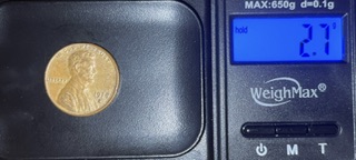 1979-Lincoln-Cent-D/D-RPM-Weighing-2.7g