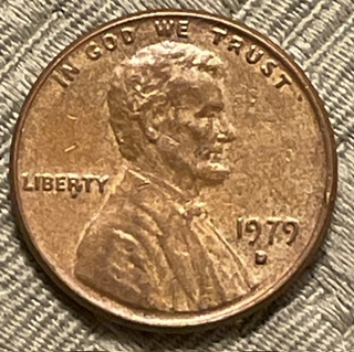 1979-Lincoln-Cent-D/D-RPM-Weighing-2.7g
