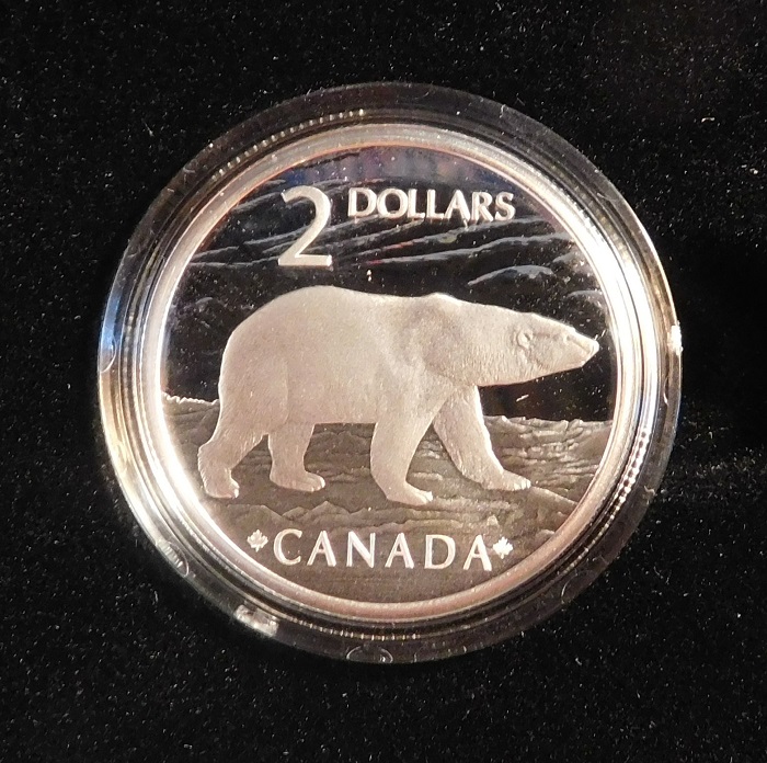 2004-Polar-Bear-Coin-And-Stamp-Set