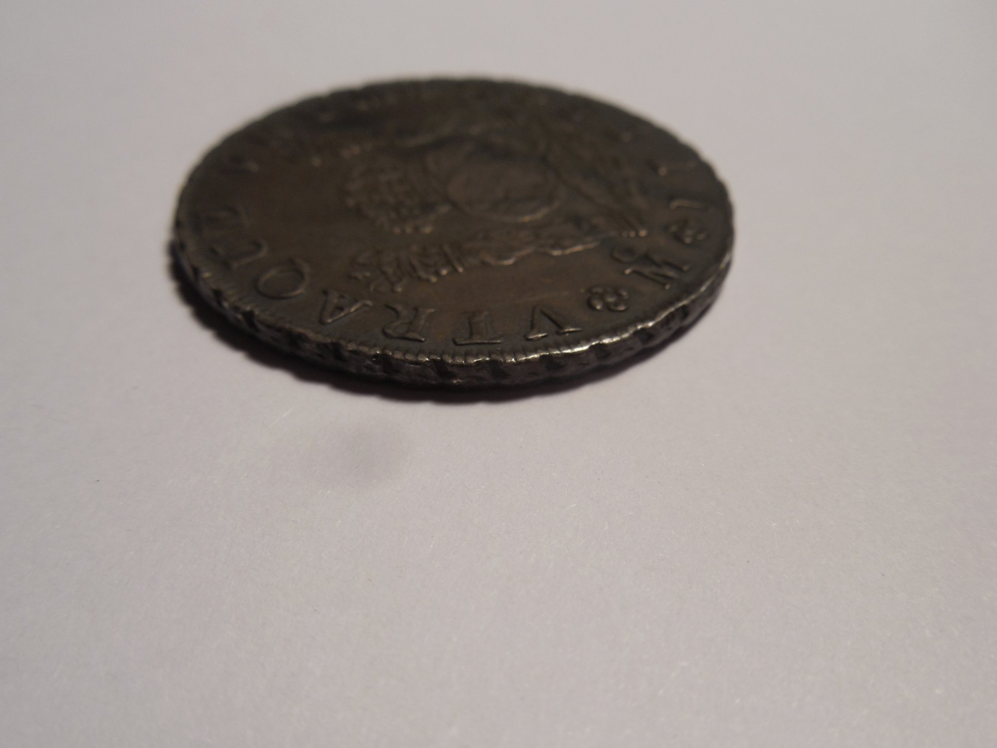 1858-8-Reals--Not-Sure-If-S/B-Error-Or-Just-Mexican-Coin-Great-Estate-Find