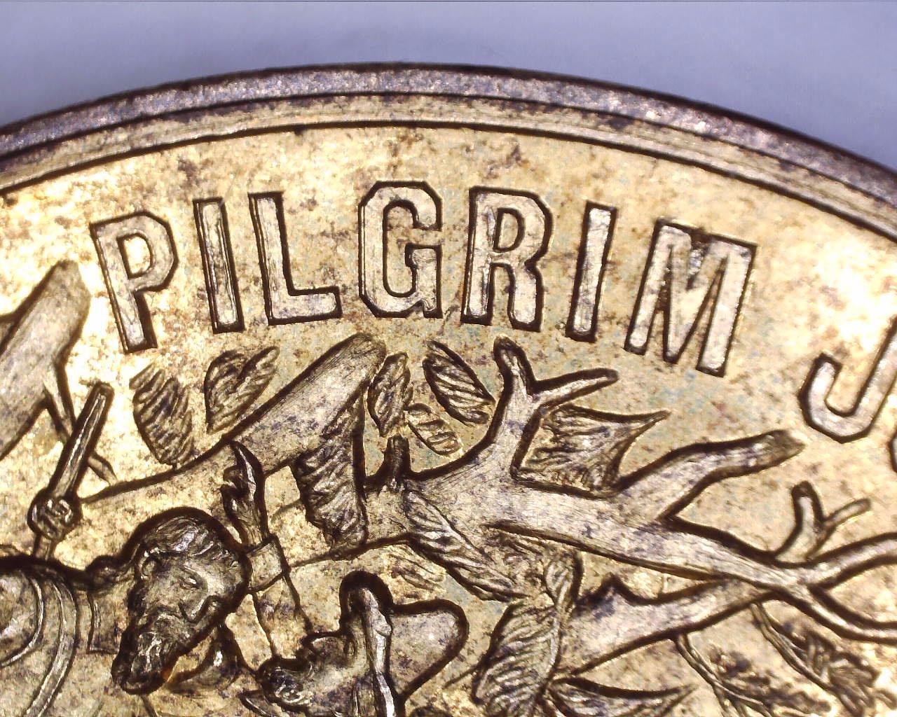1870-Pilgrim-Jubilee-Memorial-Medal-Help-Identify-Metal-And-Rareity