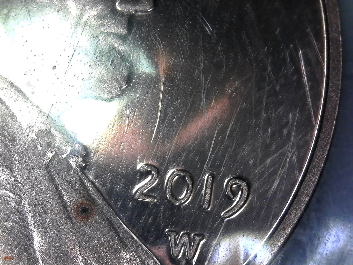 2019-W-Penny-From-The-Mint-With-A-Brown-Spot.