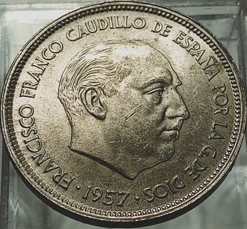 1968-Spain-25-Pesetas-Extreme-Finning-And-More