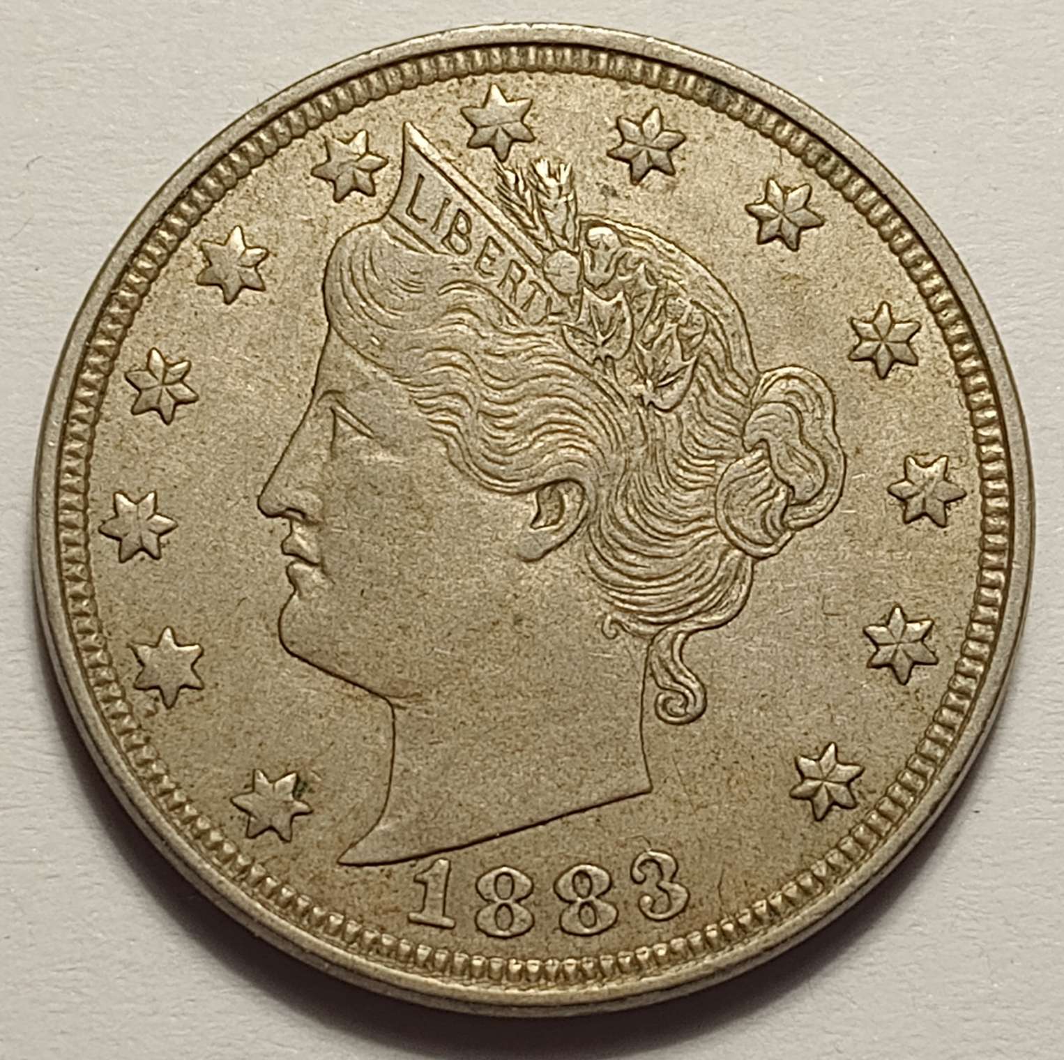 1883-No-Cents-Liberty-Nickel,-Opinions-On-Grade