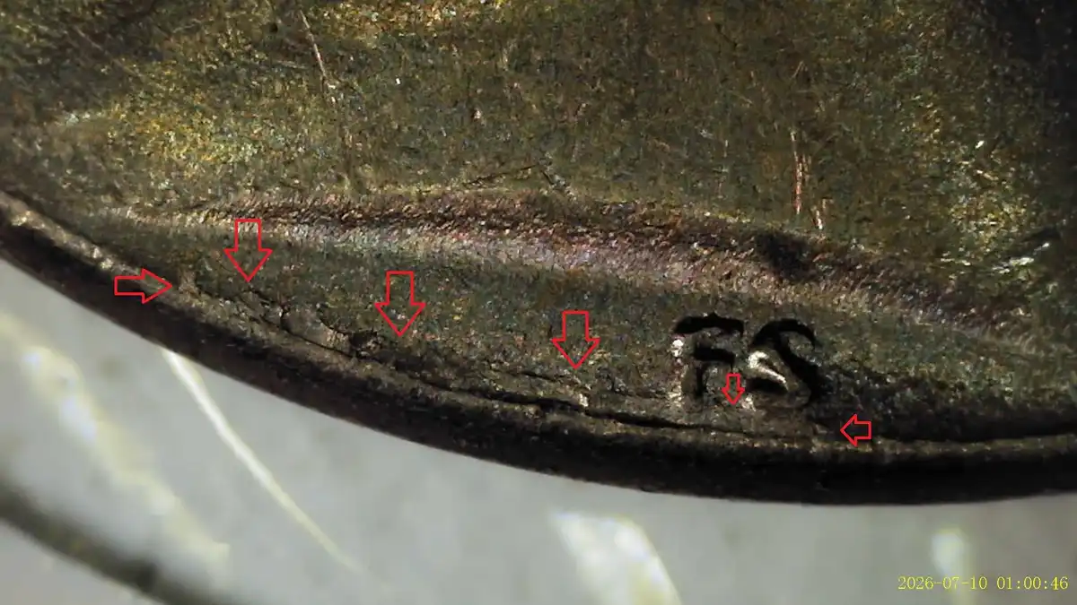 1968-S-Nickel-Retained-Struck-Thru-Inner-Rim-Fragments?