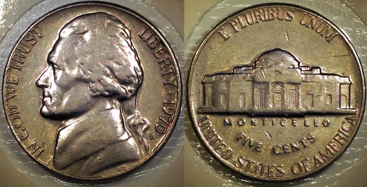 1970-D-Jefferson-Nickel-Drastic-Inner-Rim-