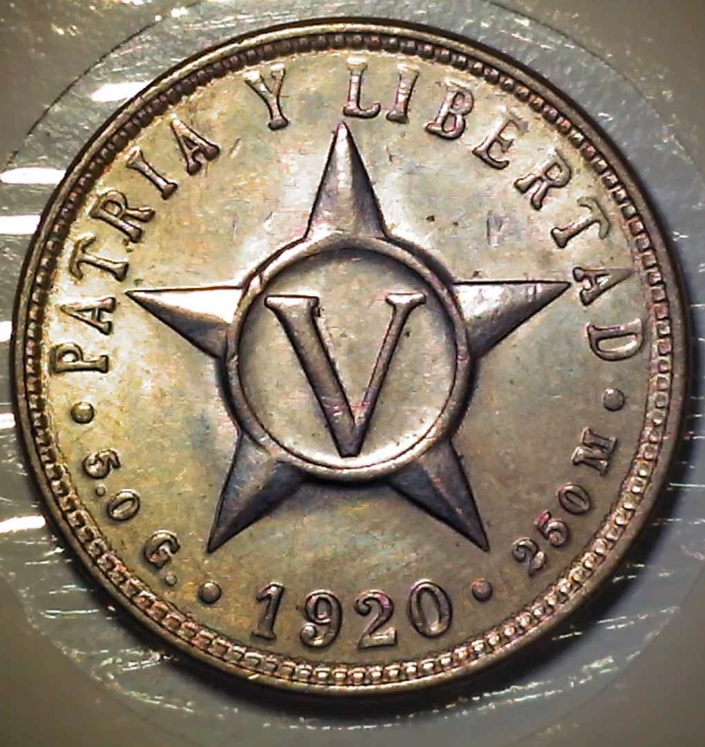 Thoughts-On-Grade?-1920-5-Centavos---Cuba