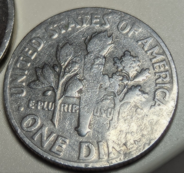 1970-Philly-Dime-Obverse-And-Reverse-Damage-Clash-Strike-Thru?