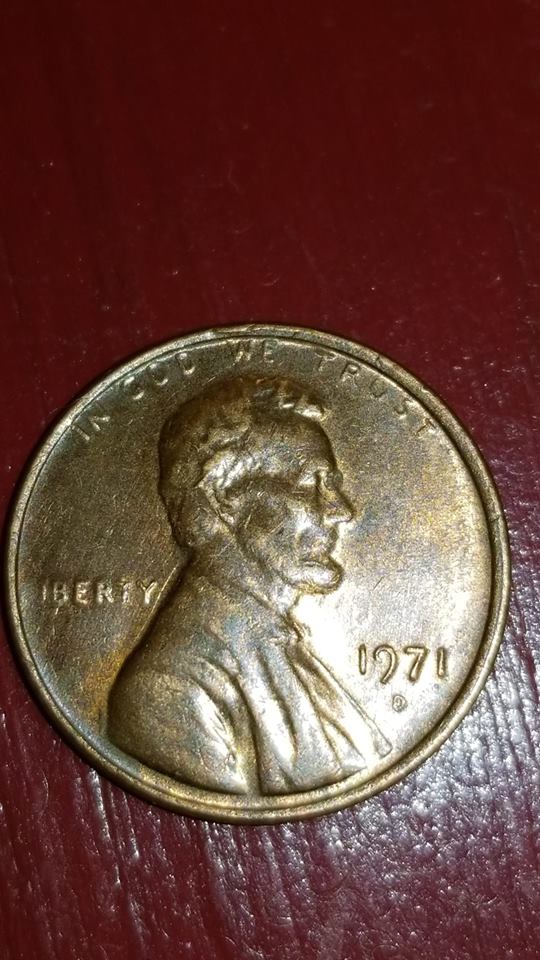 1971-Lincoln-Penny-With-Missing-