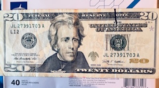 2009-Series-$20Bill-W/-One-Star-Located-In-Upper-Right-Of-Ob.-&-To-The-Right-Of-USA-On-Ob.