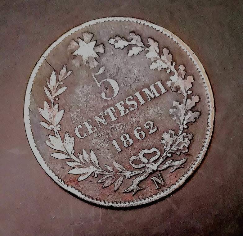 Vittorio-Emanuele-II-5-Centesimi-1862--Double-Die