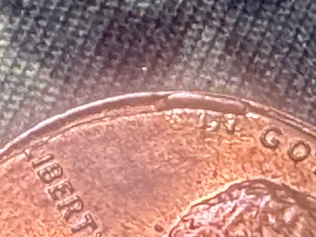 1983-P-Lincoln-Memorial-Cent-With-Peripheral-Die-Damage-Die-Attrition