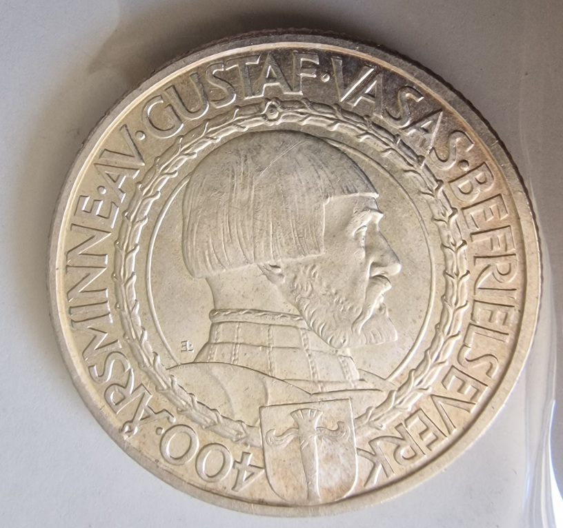1921-2-Kronor--Commemorative-For-Grading-For-Fun