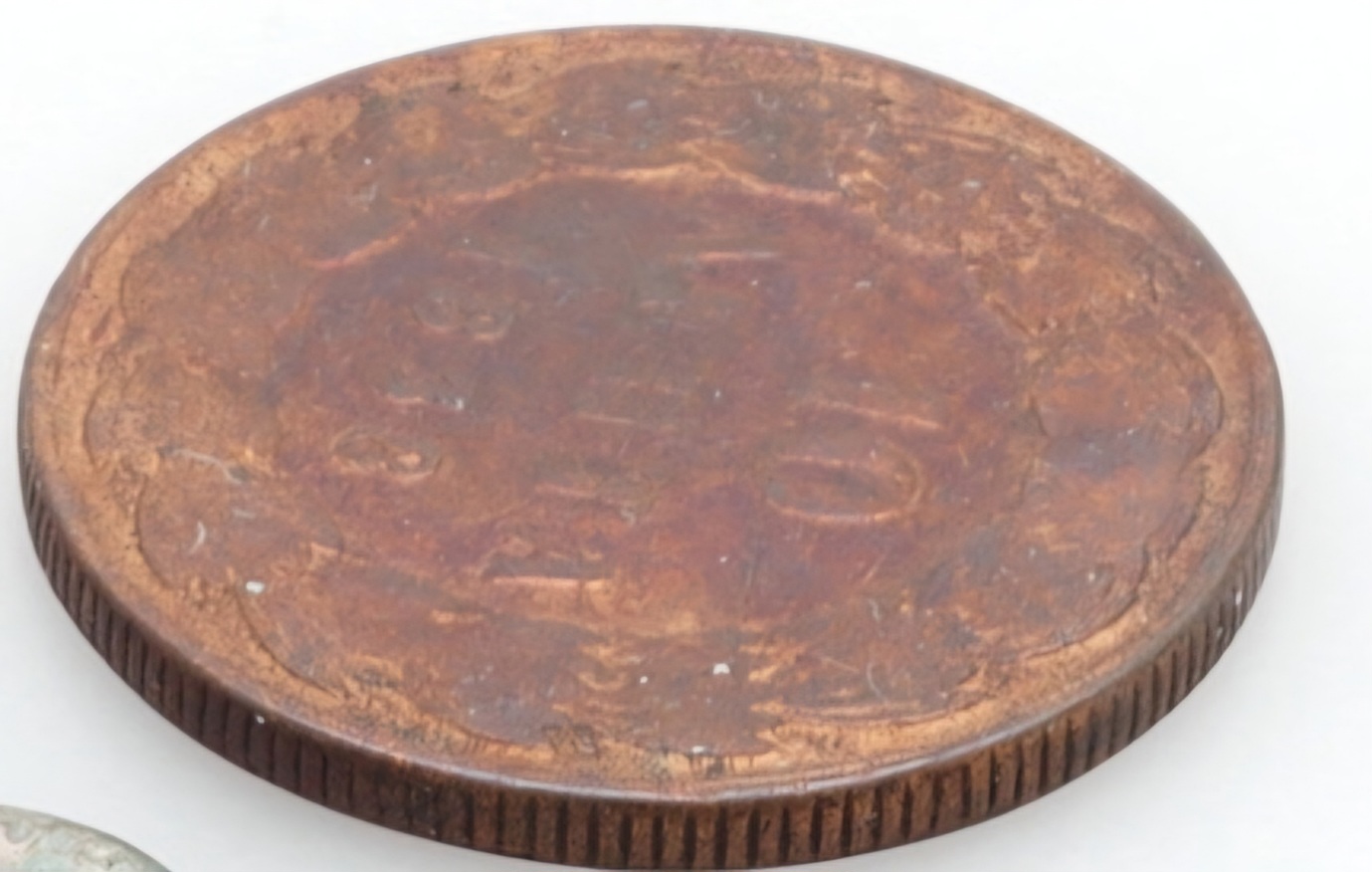 Fun-Coin-Pickup-For-Share-10-Lepta-1838-I-Know-Nothing-Of-These,-Low-Quality