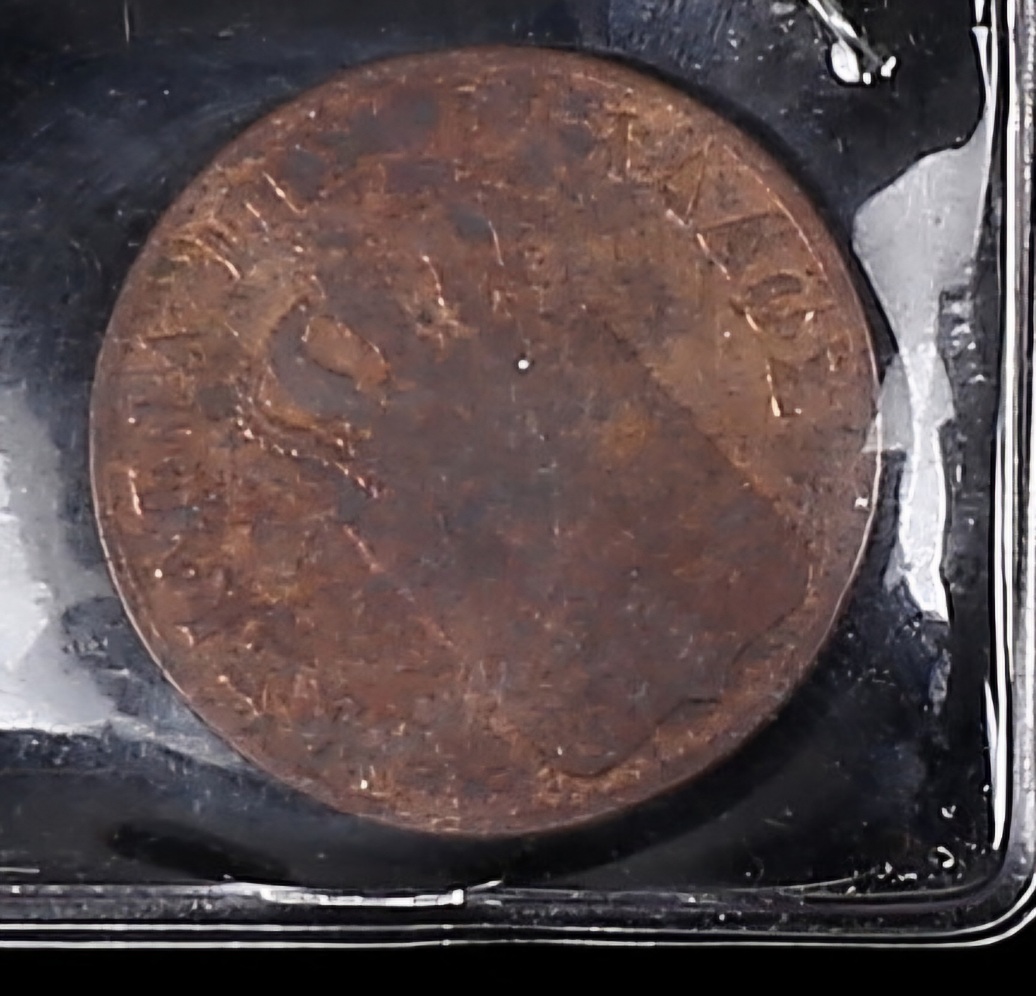 Fun-Coin-Pickup-For-Share-10-Lepta-1838-I-Know-Nothing-Of-These,-Low-Quality