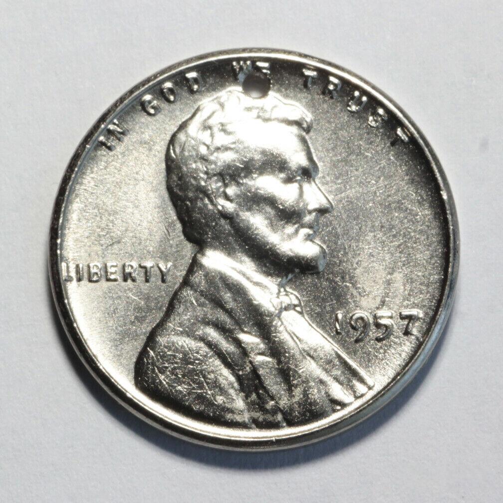 1957-Lincoln-Cent.-Silver-Color